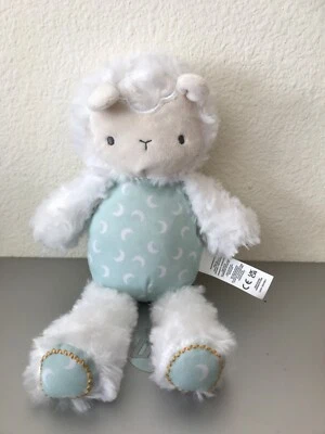 Ingenuity  Crinkle Plush Lamb Lovey Baby Toy Stuffed Animal Kids 2 Moons - Image 1 of 4
