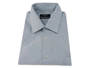 Alfani Herren Stretch Stoff Reg Fit Oberhemd einfarbig hellgrau 17 1/2 32/33 XL - Bild 1 von 2