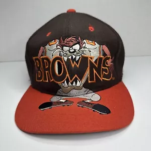 Vintage Drew Pearson Cleveland Browns TAZ Mütze Snapback Looney Tunes NFL 90er RAR - Bild 1 von 16