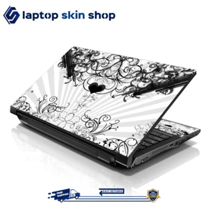 Laptop Skin Sticker Decal Cover Heart Design Notebook Dell Apple Asus 13-16 inch - Picture 1 of 4