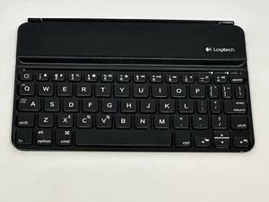 Logitech Custodia Tastiera Bluetooth Ultrasottile Clip-On Magnetica per iPad Mini 1/2/3 - Foto 1 di 7
