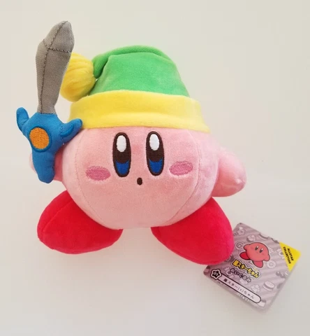 New Kirby as Link Plush from Zelda Approx 6" Tall Cover