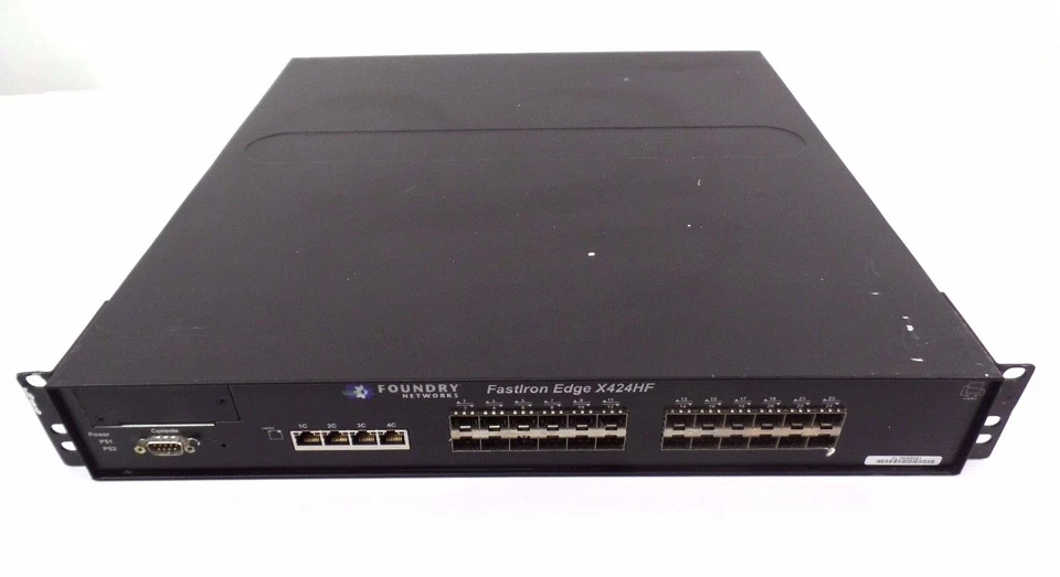 Foundry Networks FastIron Edge X424HF Premium Switch 24x 10/100/1000 Mbps - Image 1 of 1