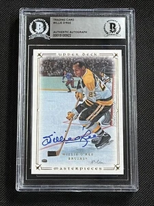 WILLIE O’REE 2008-09 UD MASTERPIECES SIGNED AUTOGRAPHED CARD BAS AUTHENTIC - Picture 1 of 2