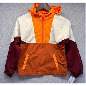 Cat & Jack Boys Jacket Windbreaker Half Zip Hoodie Multicolor Medium (8/10) NWT - Picture 1 of 12