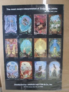 Zodiacs by Johfra poster guide vintage poster promo Horoscope 22295 - Picture 1 of 5