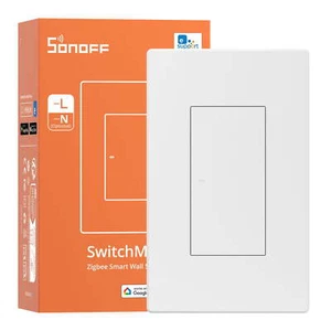 SONOFF SwitchMan Zigbee Smart Light Wall Switch ZBM5 Compatible with Zigbee Hubs - Picture 1 of 26