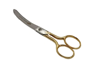 Vintage Scissors Gardinen Goldkante - Bild 1 von 9