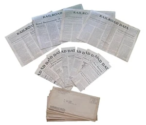 Collection of 12 Eastern RR Presidents Conference Railroad Data Paper 1942-52 - Picture 1 of 15