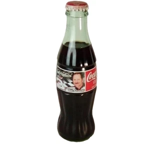 Dale Earnhardt Coca Cola Classic 8oz Bottle 1996 Green Glass NEW - Picture 1 of 5
