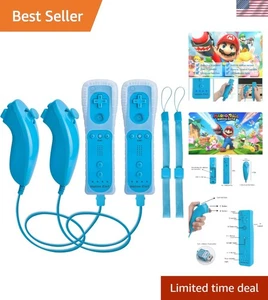 Pack de 2 mandos Wii de alto rendimiento con nunchucks - fácil sincronización - Imagen 1 de 9