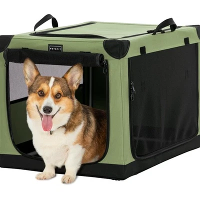 Faltbare Hundebox Kraftstoffsicher Nylon, 76x50x48,5cm, atmungsaktiv - Bild 1 von 4