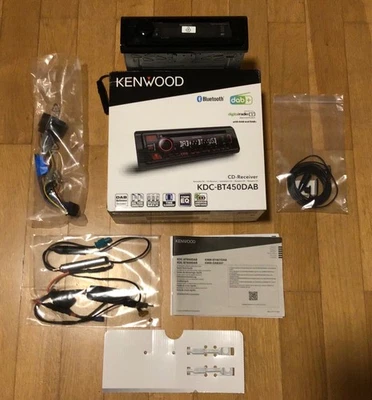 Kenwood KDC-BT450DAB 1 DIN CD/MP3-Autoradio mit DAB - Schwarz - Bild 1 von 4