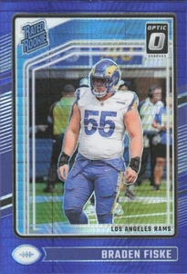 Braden Fiske #210 2024 Donruss Optic Blue Hyper - Foto 1 di 2