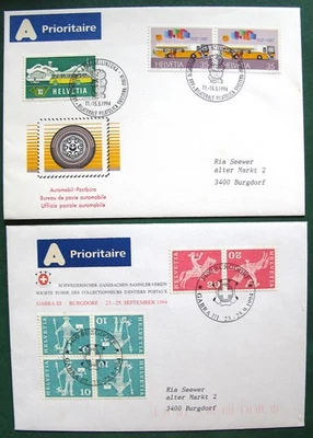 Switzerland - 1994 - FDC Covers - Image 1 of 2