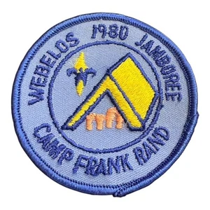 Webelos 1980 Jamboree Pfadfinderlager Patch Camp Frank Raind - Bild 1 von 2