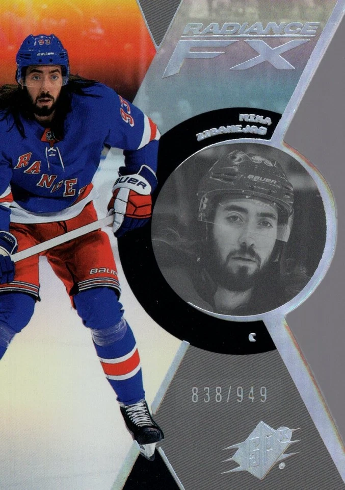 2023-24 SPx Radiance FX #RFX43 Mika Zibanejad /949 - HKY - Image 1 of 2