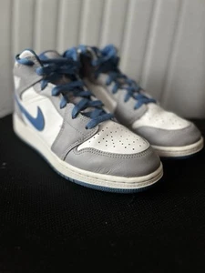 Nike Air Jordan 1 Mids - Cement Blue - Youth Size 7Y - Picture 1 of 5