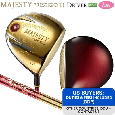 Ladies Majesty Prestigio XIII 13 Driver 1W 11.5 L-Flex TL760 w/Headcover Women - Image 1 of 4