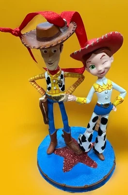 Disney Story 2013 RARO Toy Story Woody & Jessie adorno navideño Foto 1 de 3