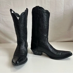 Ariat Stivali da cowboy western donna Heritage punta J nero 8,5 - Foto 1 di 12