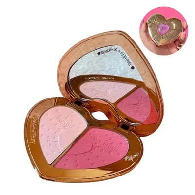 Charlotte Tilbury Beauty Soulmates Face Palette Heart 13g Flawless Pink LTD NIB - Image 1 of 4