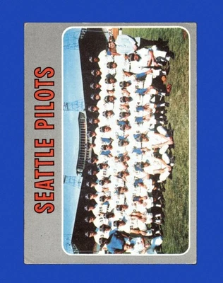 1970 Topps Set-Break #713 Seattle Pilots Team VG-VGEX *GMCARDS* - Image 1 of 2