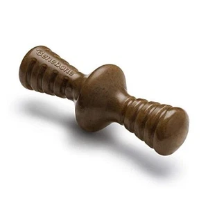 Zaggler Rolling Dog Chew Toy for Aggressive Chewers, Made in Medium REAL Bacon - Picture 1 of 7