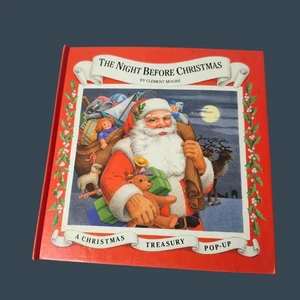 The Night Before Christmas Pop-Up Book Clement Moore 1991 Edition - Picture 1 of 4