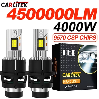 D2S D4S Led Car Headlights Bulb D2R D4R LED Car Light High Power 4000W 1:1 Plug  - Image 1 of 4