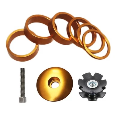 Велосипедные вилочные шайбы вилочные кольца из алюминиевого сплава функциональные легкие детали - Изображение 1 из 4