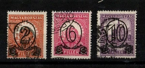 HUNGARY - 1931. Black Overprint on the Pengő-Fillér stamps Wmk.210 USED!! - Picture 1 of 1