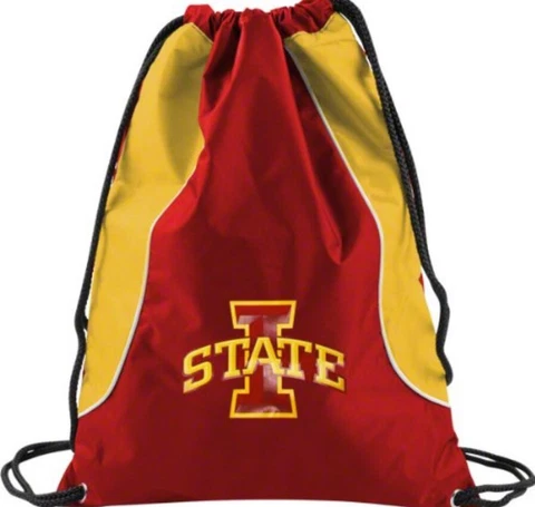 Concept One Iowa State Cyclones Drawstring Back Pack Book Bag School Red Gym#14 Cover
