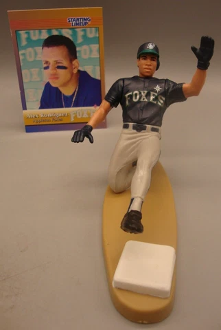 LOOSE 1999 SLU STARTING LINEUP FIGURE ALEX RODRIGUEZ APPLETON FOXES Cover