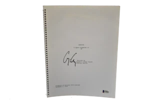 GEORGE CLOONEY SIGNED GRAVITY SCRIPT AUTHENTIC AUTOGRAPH BECKETT COA - Picture 1 of 3