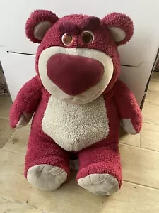 Disney Store Exclusive Jumbo 22’ Toy Story Lotso Hugs Bear Strawberry Scent - Picture 1 of 10