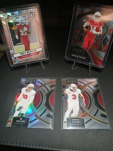 2023/24 Cardinals Rookie Lot Trey Benson And Michael Wilson 4 Card Lot  - Picture 1 of 2