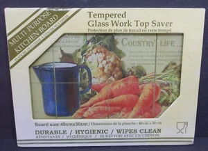 New Readon Products Tempered Glass Multi-Purpose Kitchen Board Cutting Chop - Picture 1 of 6