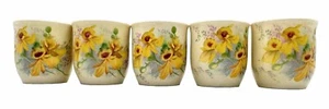 Royal Doulton "Orchid D5215" Egg Cups Set of Five. - Picture 1 of 9