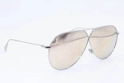 CHRISTIAN DIOR STELLAIRE3 010SQ SILVER MIRRORED AUTHENTIC SUNGLASSES 65-01 - Image 1 of 4