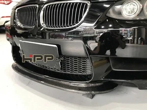 For BMW E92 E90 M3 Carbon Fiber Front Lip Spoiler CRT type - Picture 1 of 4