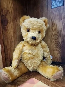 Vintage antiker TWYFORD Teddybär hellbraun verbunden T2 - Bild 1 von 11