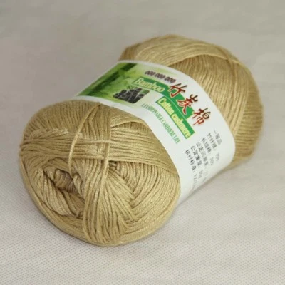 Hot 1Skein X 50g Baby Natural Smooth Soft Bamboo Cotton Knitting Yarn Knitwear - Image 1 of 4