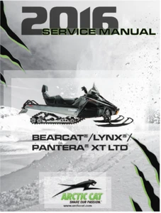 Arctic Cat 2000 3000 7000 Manual de servicio | 2016 | Bearcat Lynx Pantera USB y enlace - Imagen 1 de 13
