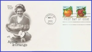 USA3 #3491-92 U/A ARTCRAFT FDC   Apple & Orange - Picture 1 of 1