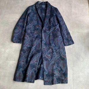 Blue Blue Japan Jacket Coat Indigo Dye Blue Paisley Size 1 Made in Japan - Picture 1 of 6