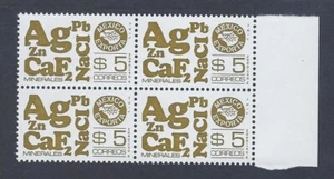 EXPORTA $5p "MINERALES" B4  sc#,1120a ex#89  11.5 PPR #5  (E145c)* - Picture 1 of 1