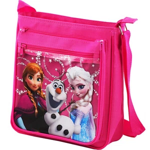 Bolso Grande Disney Frozen Elsa Anna y Olaf Rosa - Imagen 1 de 2