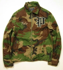 Polo Ralph Lauren Boys Full Zip Bayport Green Multi Camo P Patch Jacket - Picture 1 of 2