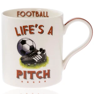 Ceramic Mug for Football Lovers | Stoneware Coffee Mugs for Christmas Gift - Picture 1 of 6